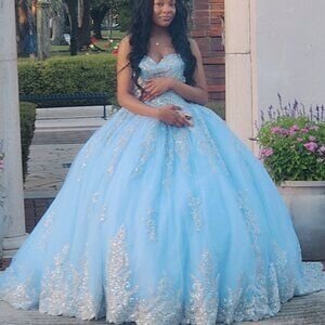 Cinderella ball gown/prom/quincetta